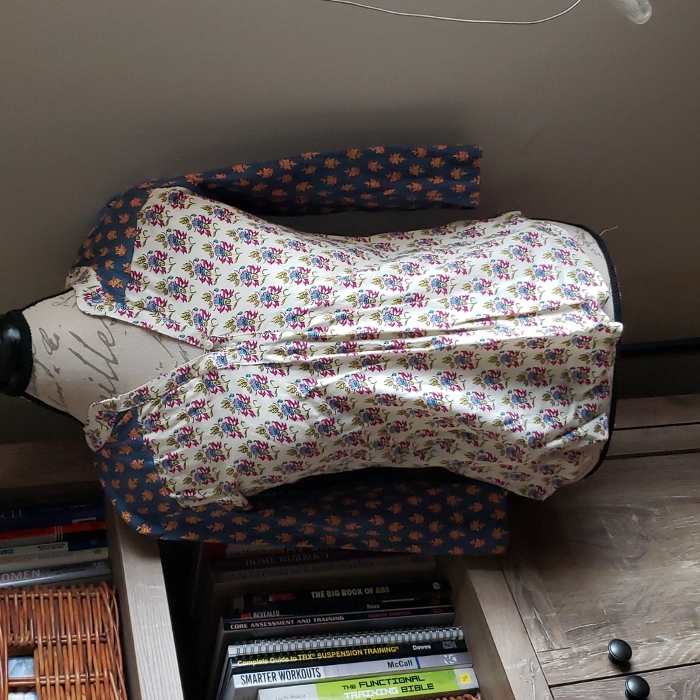 Anthropologie Maeve boho 3/4 sleeve top